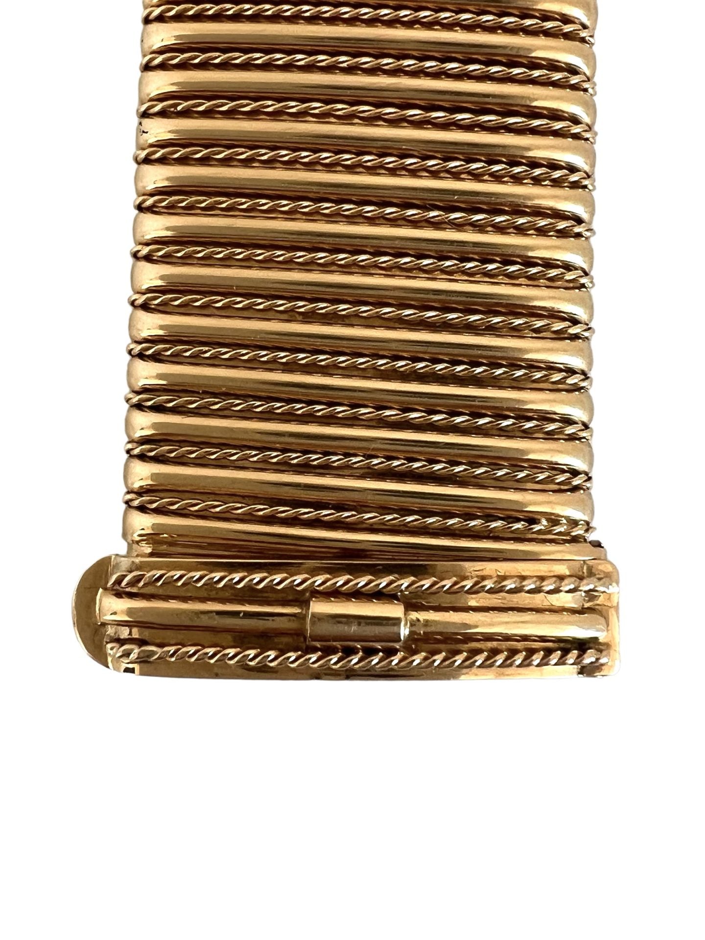 18k rose gold bracelet, RT maker's mark