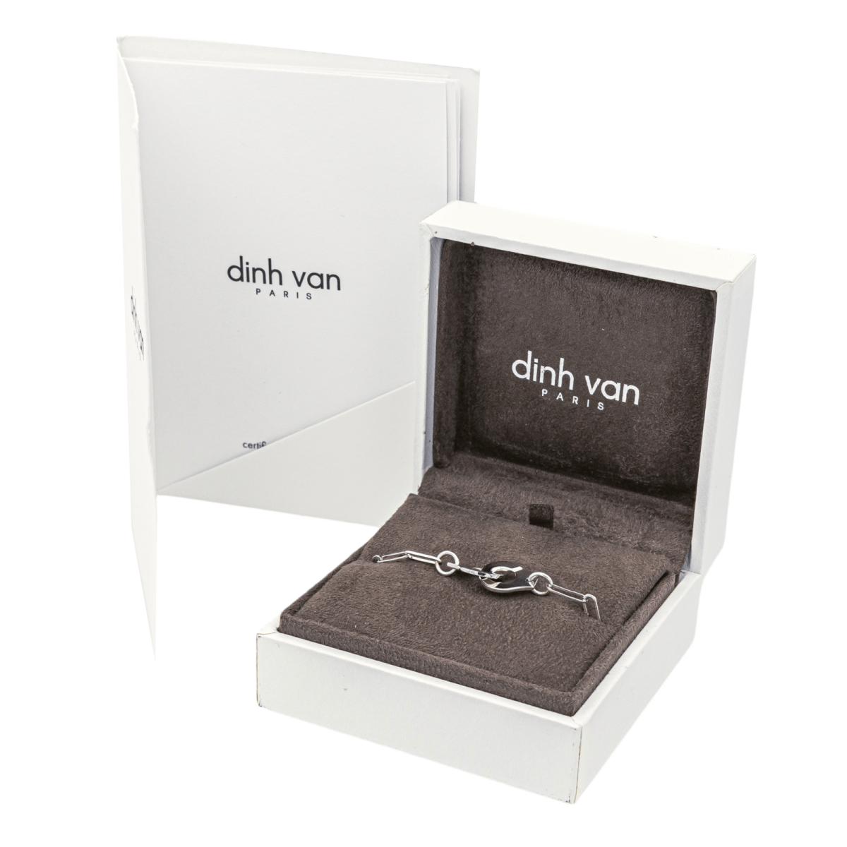 Dinh Van Bracelet Menottes Or blanc - Maison Eloe