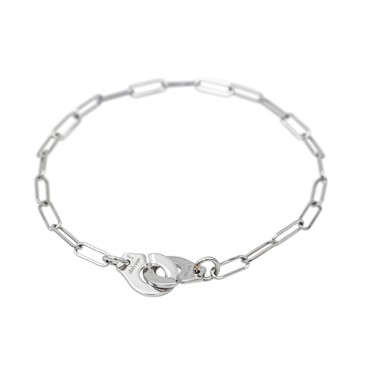 Dinh Van Bracelet Menottes Or blanc - Maison Eloe