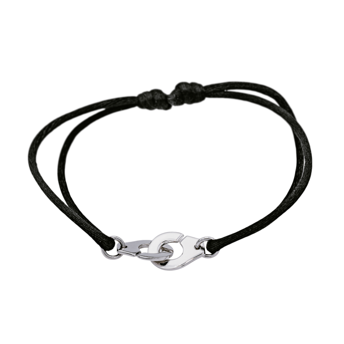 Dinh Van Bracelet Cordon Menottes Or blanc - Maison Eloe