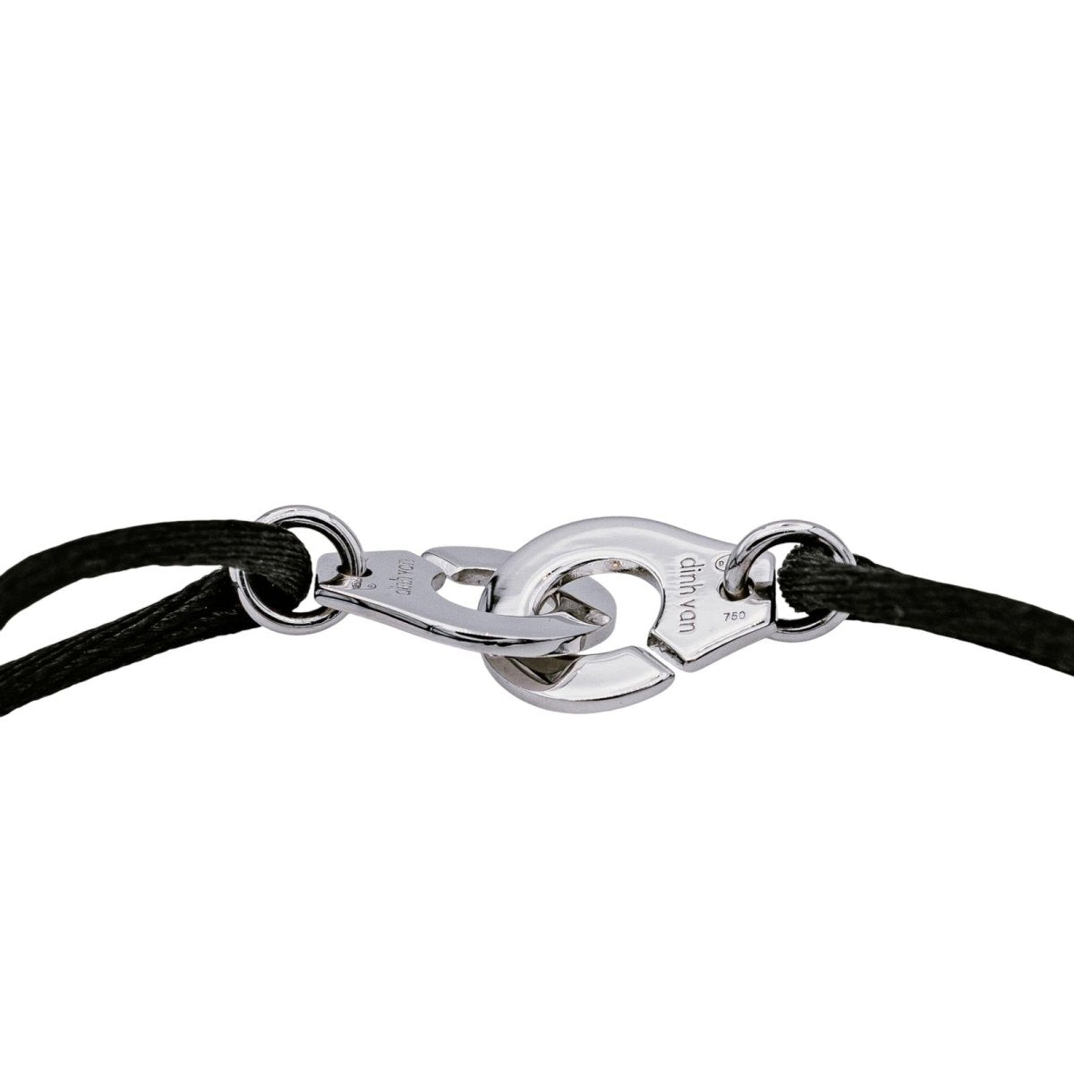 Dinh Van Bracelet Cordon Menottes Or blanc - Maison Eloe
