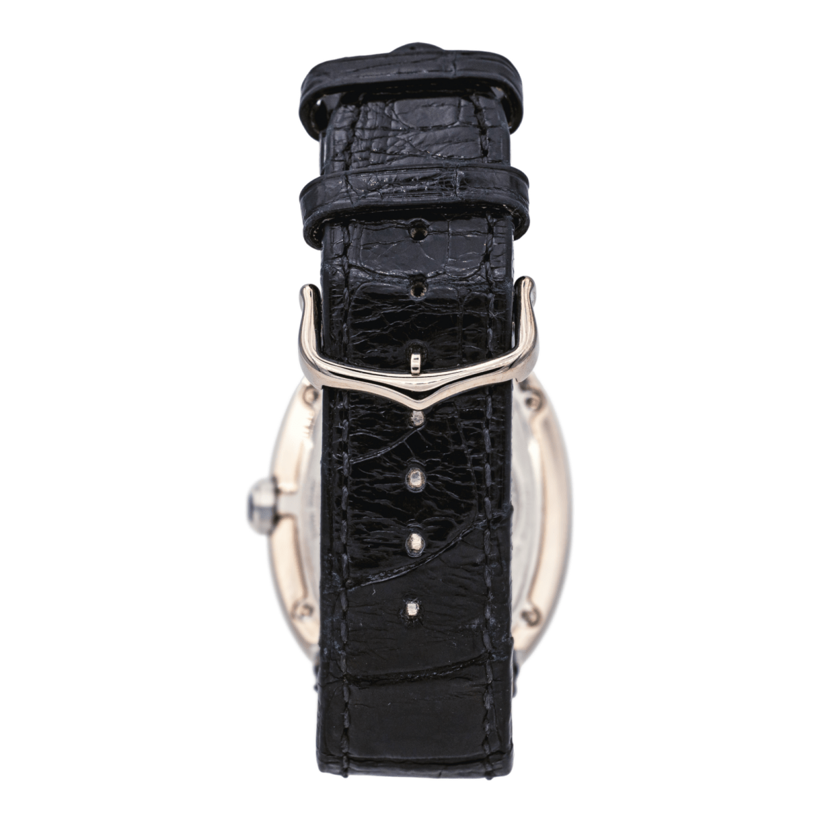 Cartier Montre Baignoire Or blanc Saphir - Maison Eloe