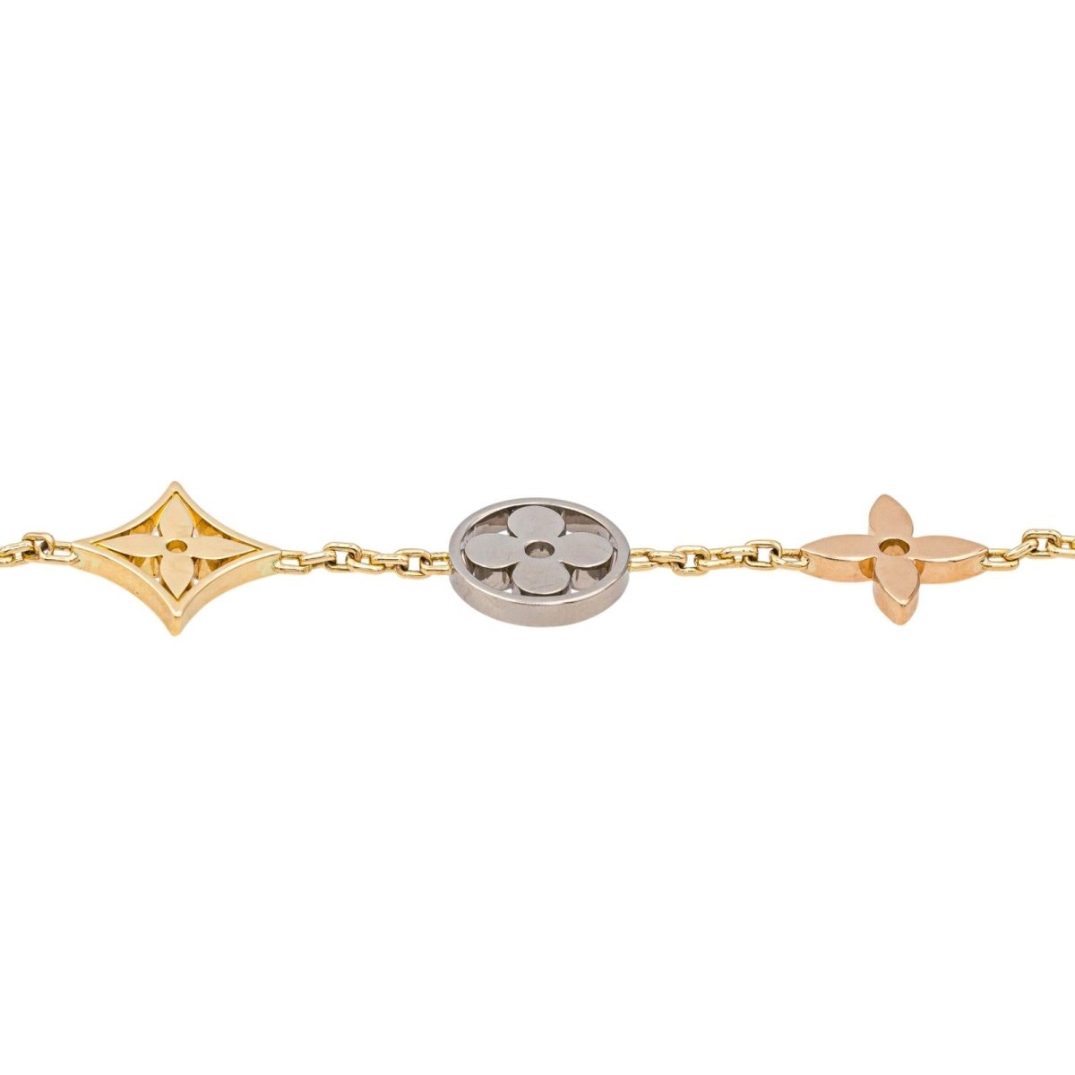 Louis Vuitton Bracelet Blossom Or jaune, Or blanc, Or rose Diamant - Maison Eloe