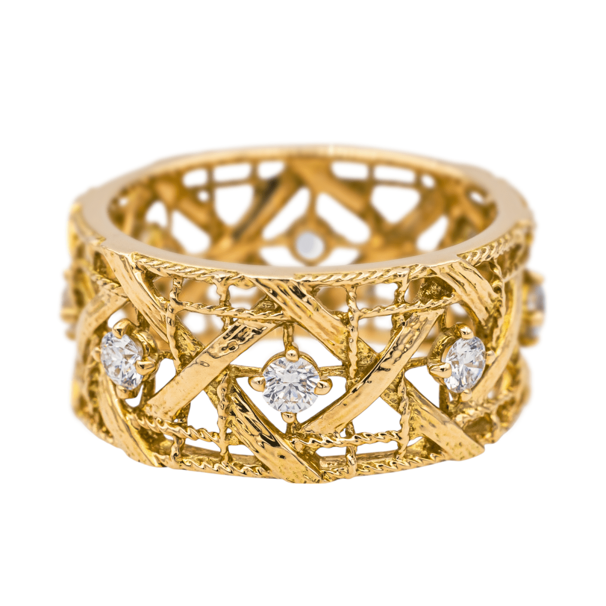 Dior Bague My Dior Or jaune Diamant - Maison Eloe
