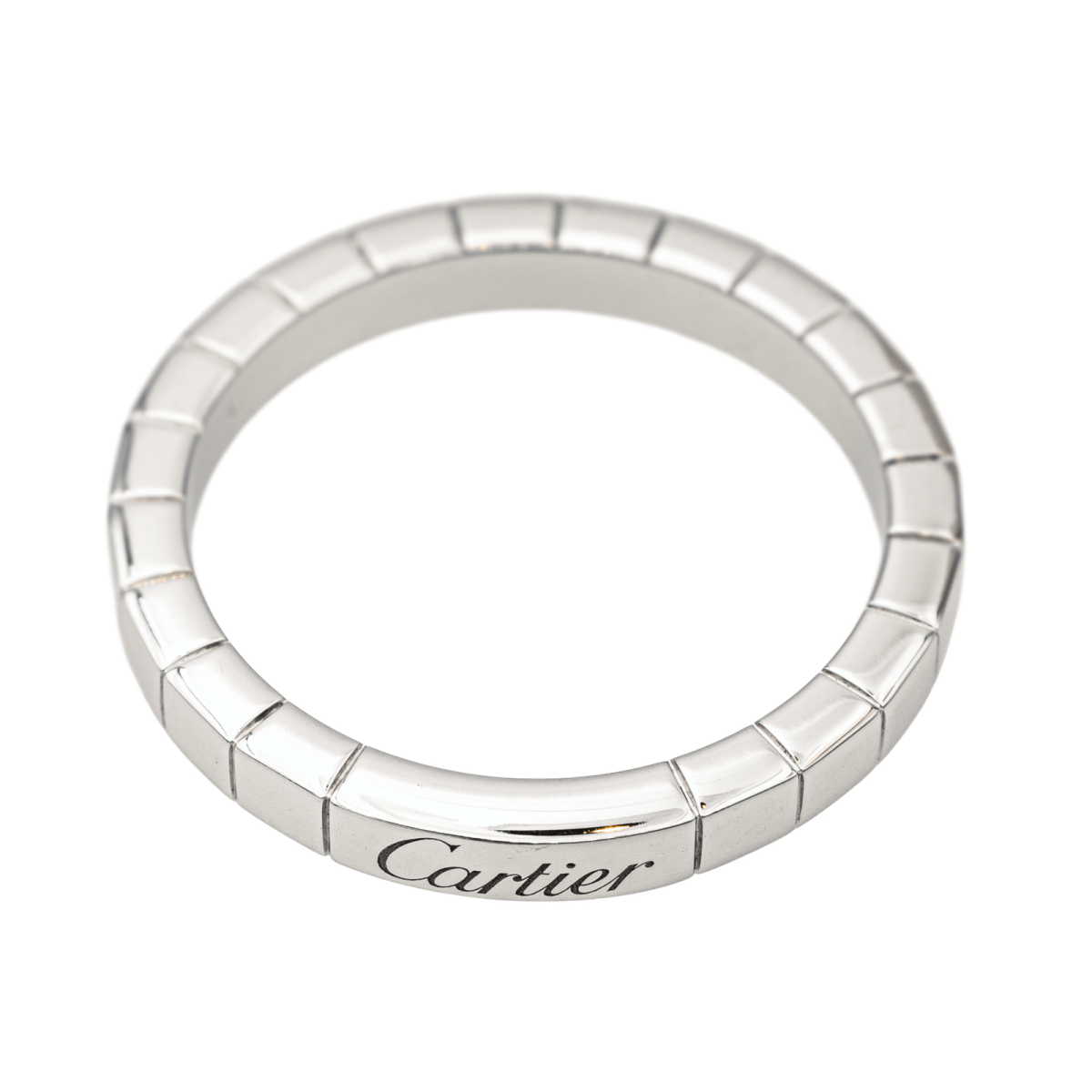 Cartier Bague Alliance Lanières Or blanc - Maison Eloe