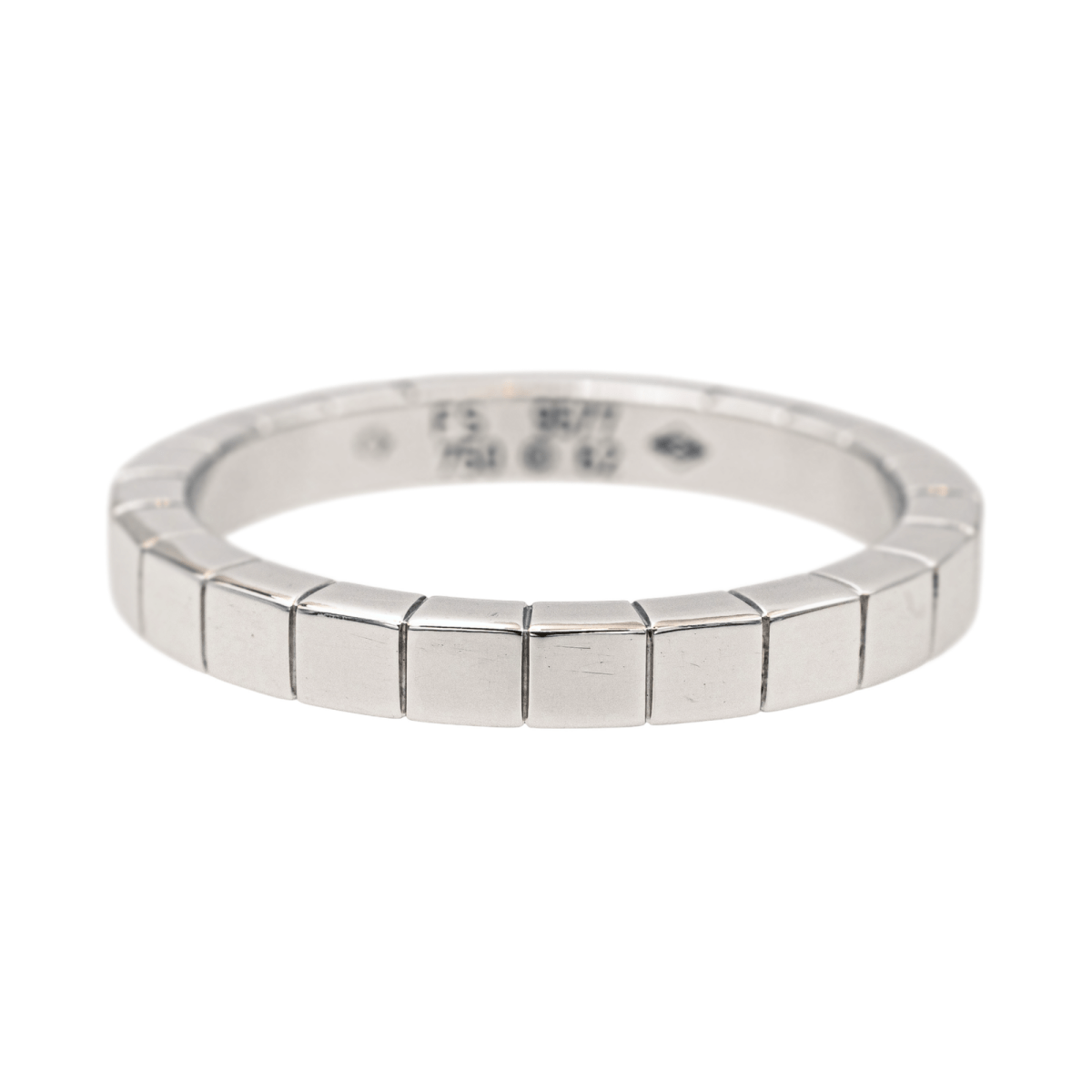 Cartier Bague Alliance Lanières Or blanc - Maison Eloe