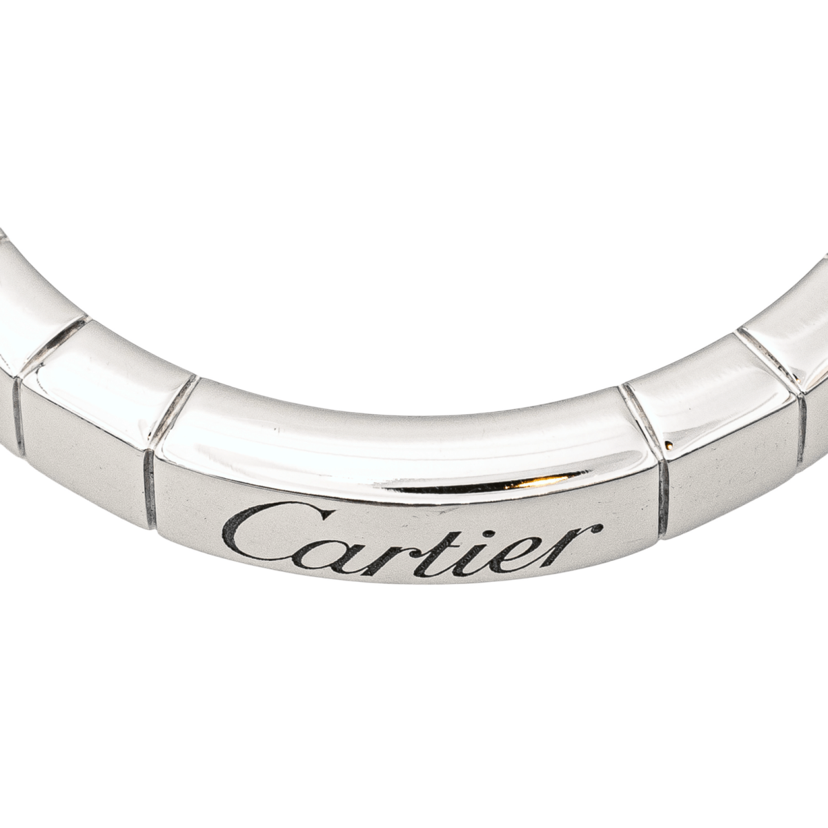 Cartier Bague Alliance Lanières Or blanc - Maison Eloe