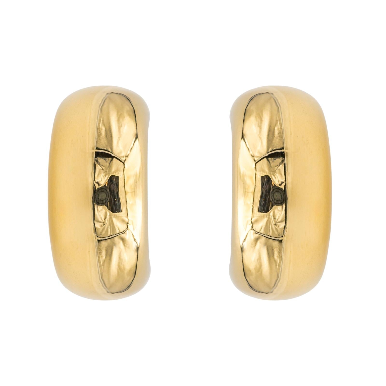 Mauboussin Boucles d'oreilles Demi créoles Or jaune