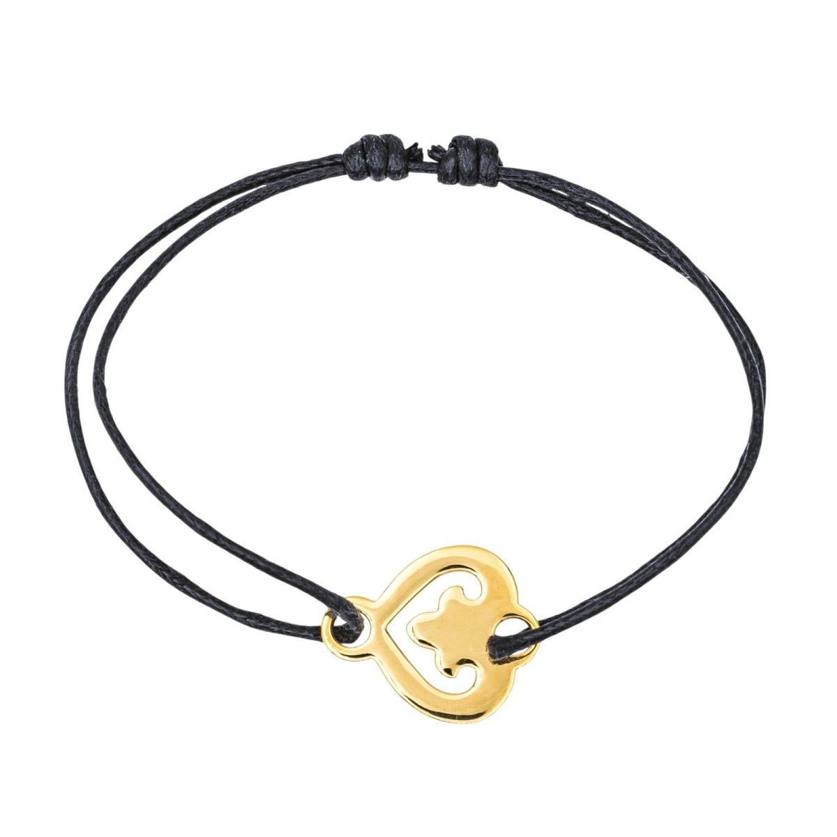 O.J. Perrin Bracelet Coeur Légendes Or jaune - Maison Eloe