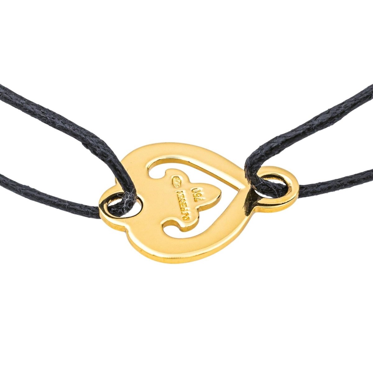 O.J. Perrin Bracelet Coeur Légendes Or jaune - Maison Eloe