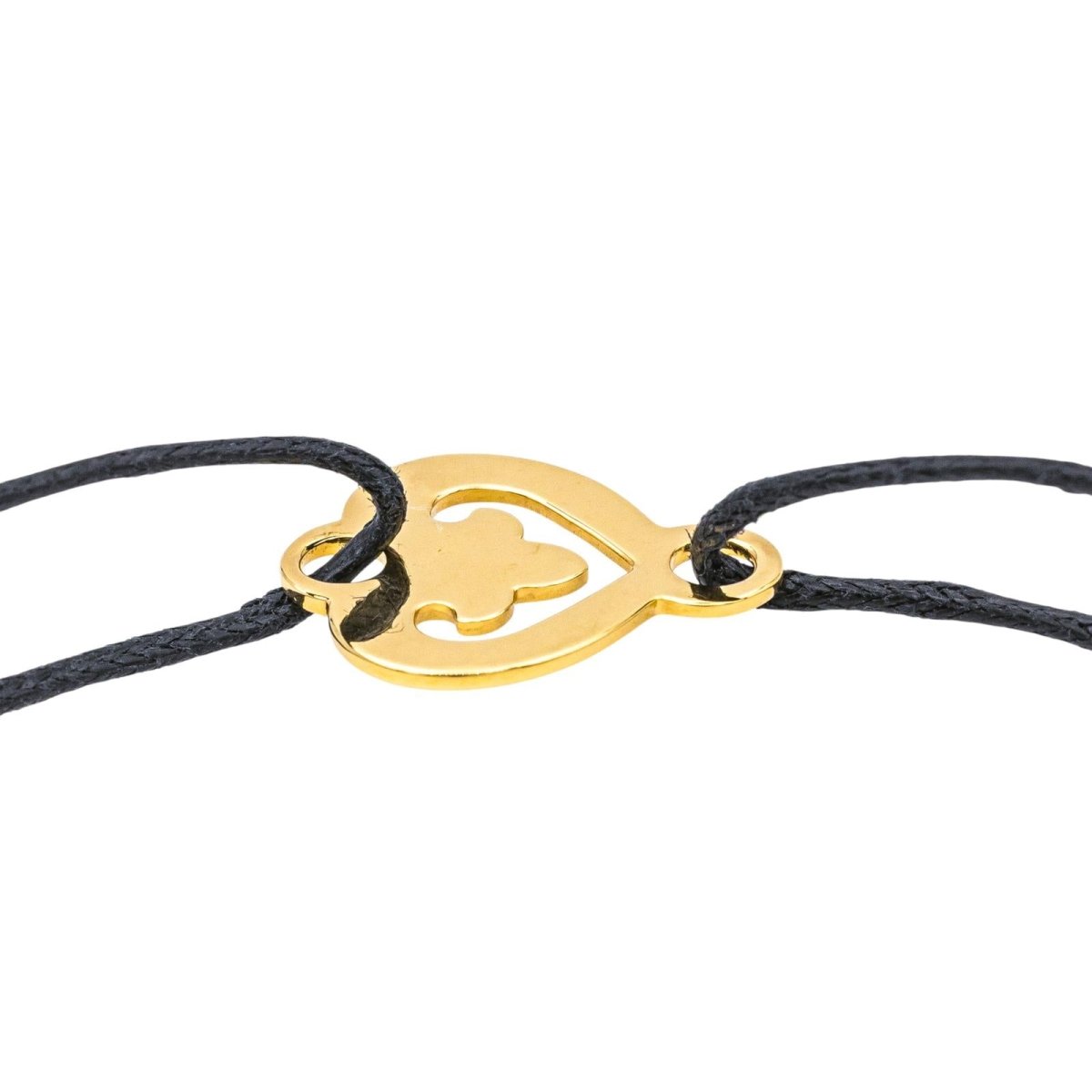 O.J. Perrin Bracelet Coeur Légendes Or jaune - Maison Eloe