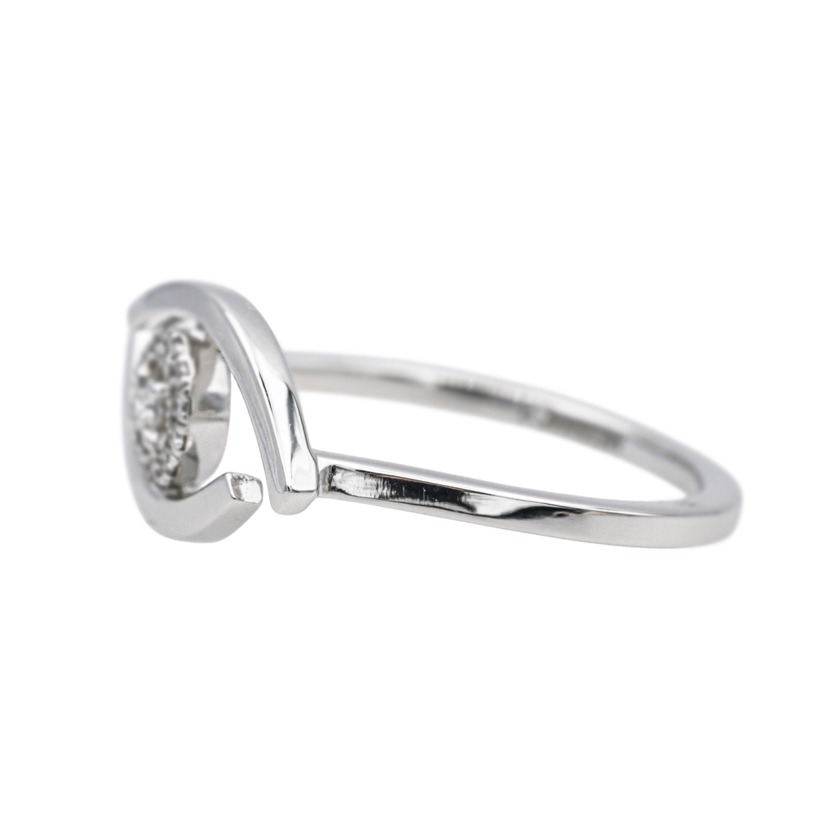 Messika Bague Lucky eye Or blanc Diamant - Maison Eloe