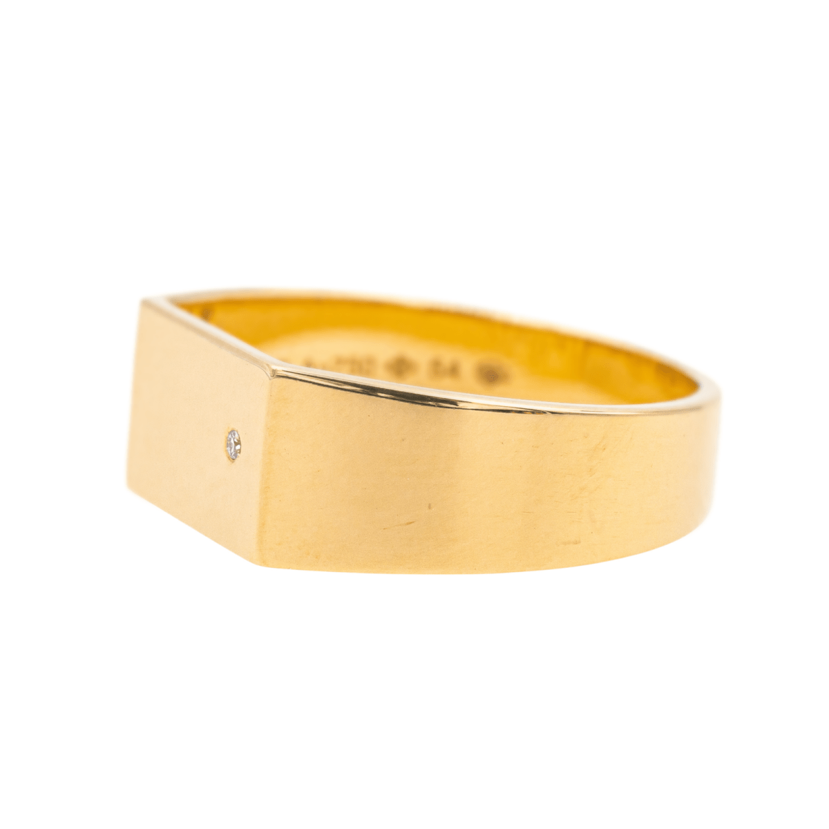 Arthus Bertrand x Vanrycke Bague Chevalière Or jaune Diamant - Maison Eloe