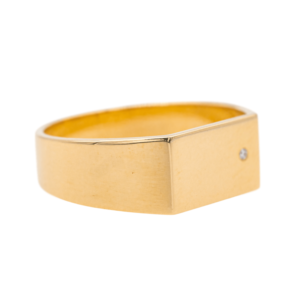 Arthus Bertrand x Vanrycke Bague Chevalière Or jaune Diamant - Maison Eloe