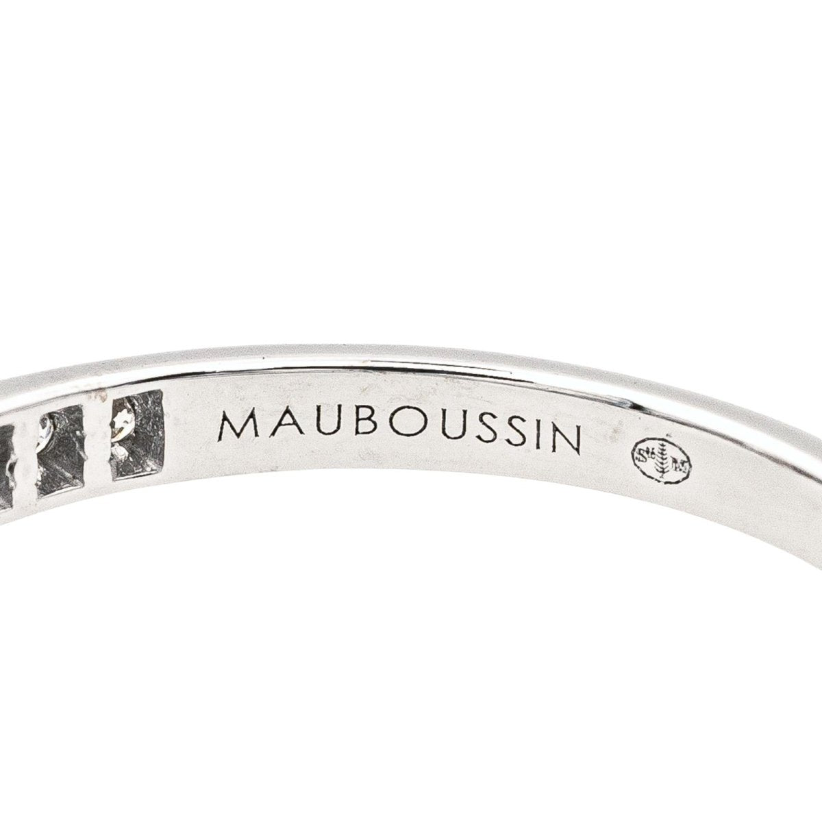 Mauboussin Bague Solitaire Sacré Désir Or blanc Diamant - Maison Eloe