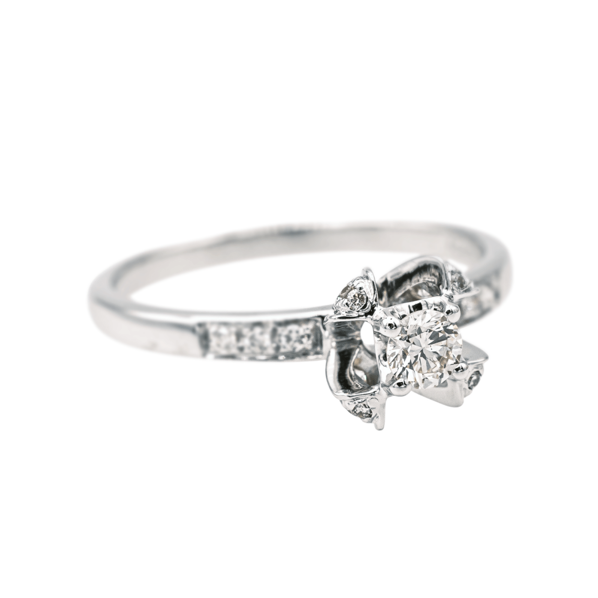 Mauboussin Bague Solitaire Sacré Désir Or blanc Diamant - Maison Eloe