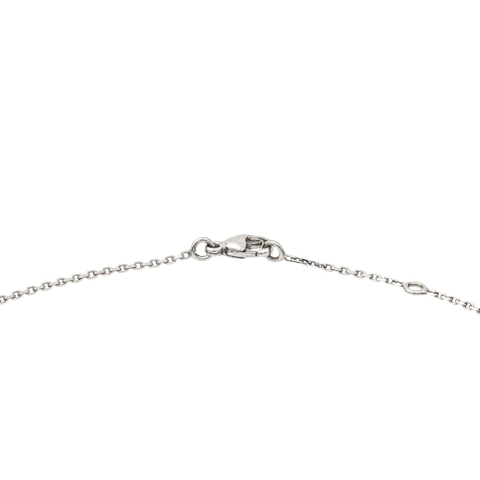 Mauboussin Collier Pendentif Ma reine d'amour Or blanc Diamant