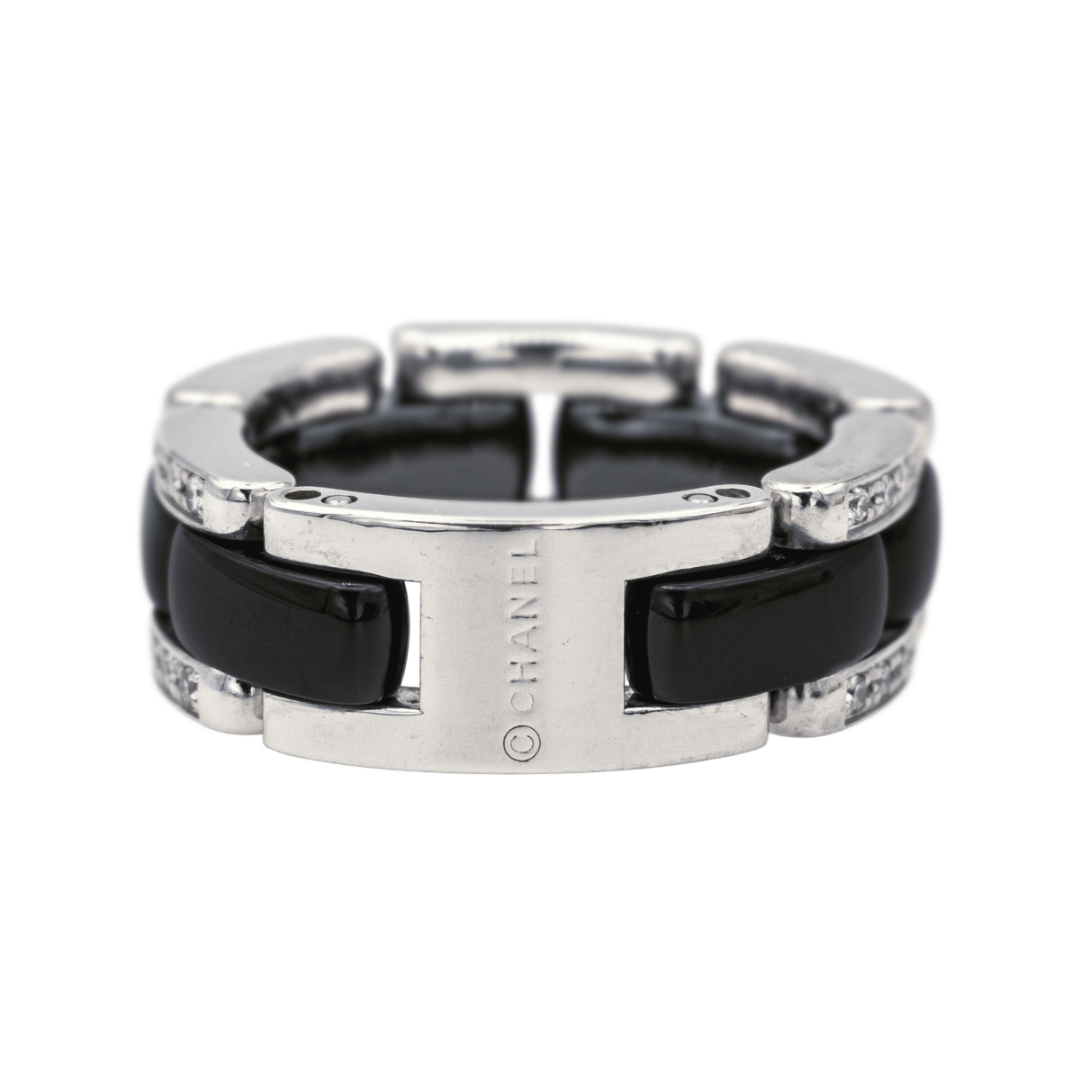 Chanel Bague Ultra Or blanc Céramique - Maison Eloe