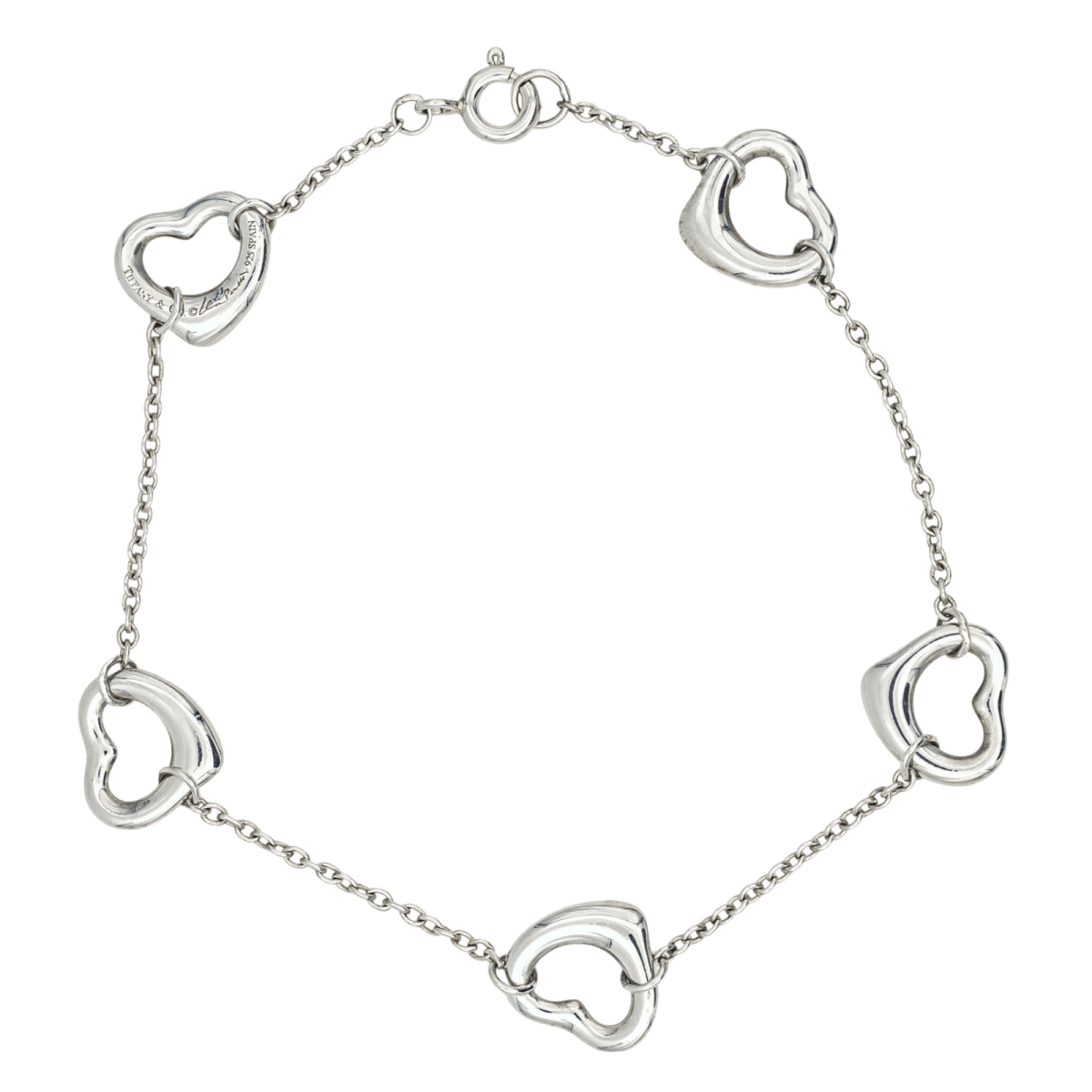 Tiffany & Co Bracelet Coeur Open heart Argent - Maison Eloe