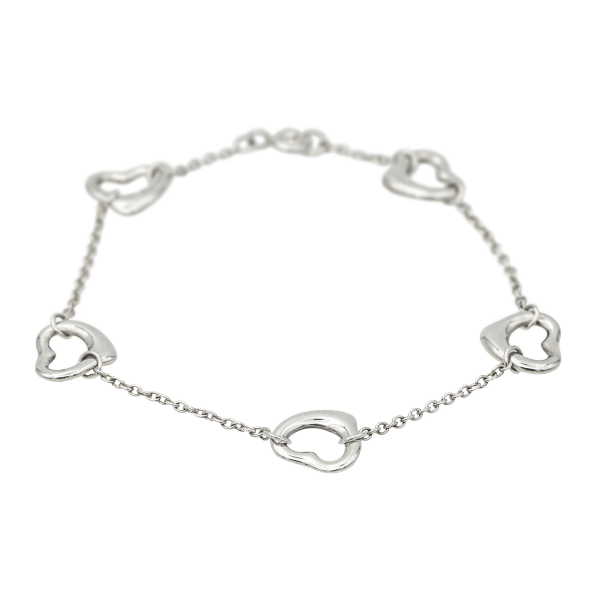 Tiffany & Co Bracelet Coeur Open heart Argent - Maison Eloe