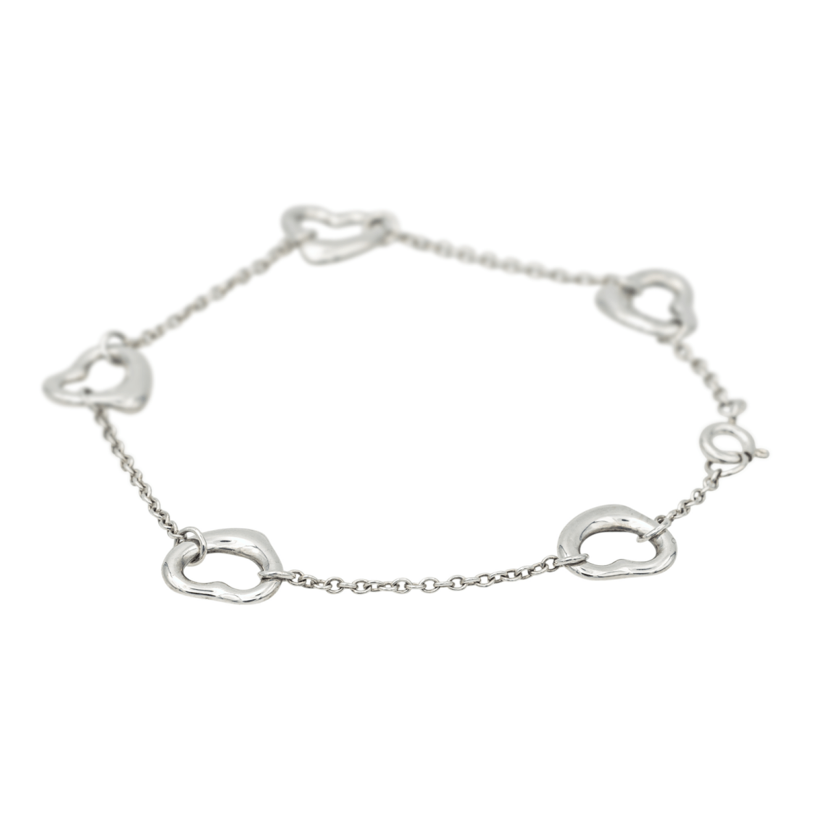 Tiffany & Co Bracelet Coeur Open heart Argent - Maison Eloe