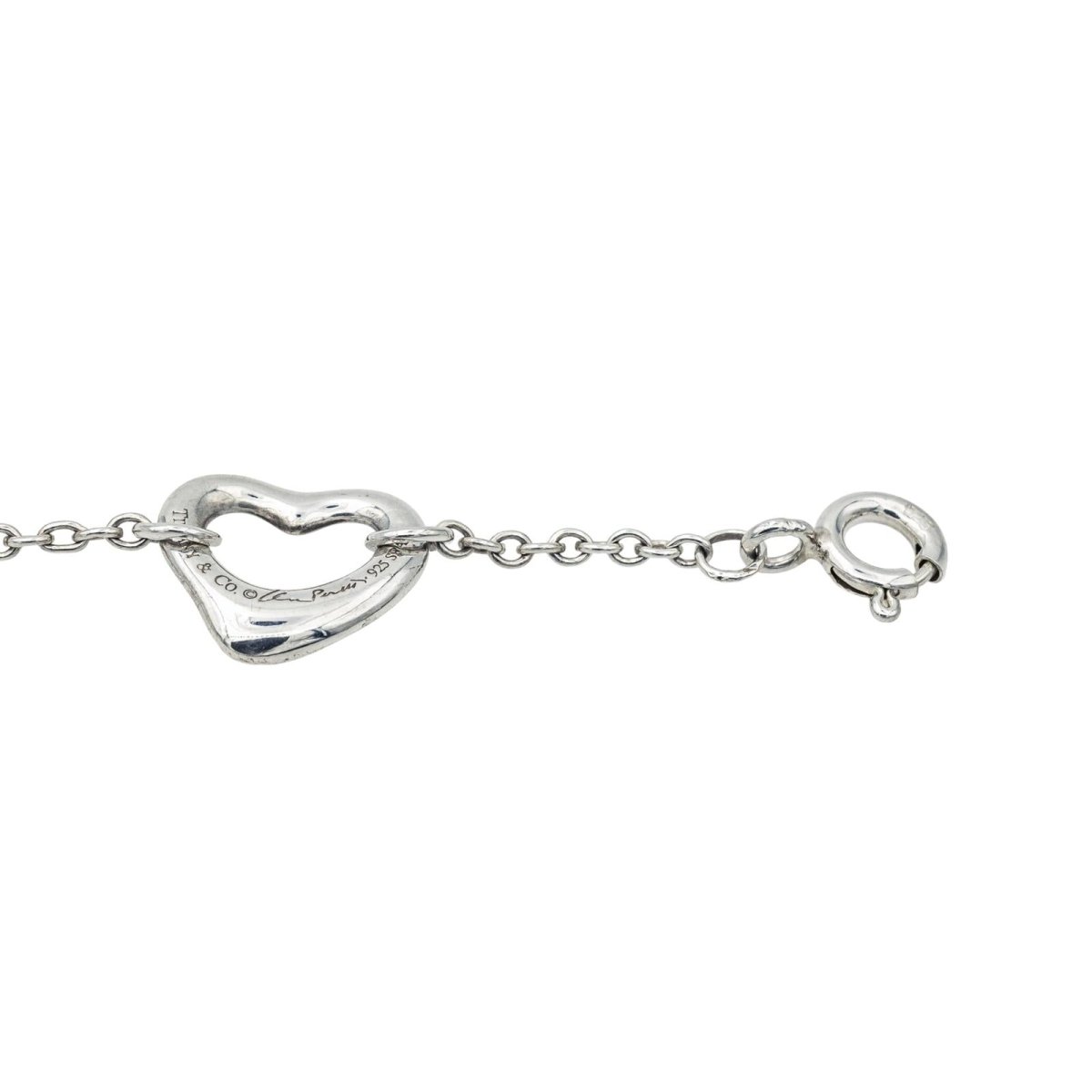 Tiffany & Co Bracelet Coeur Open heart Argent - Maison Eloe