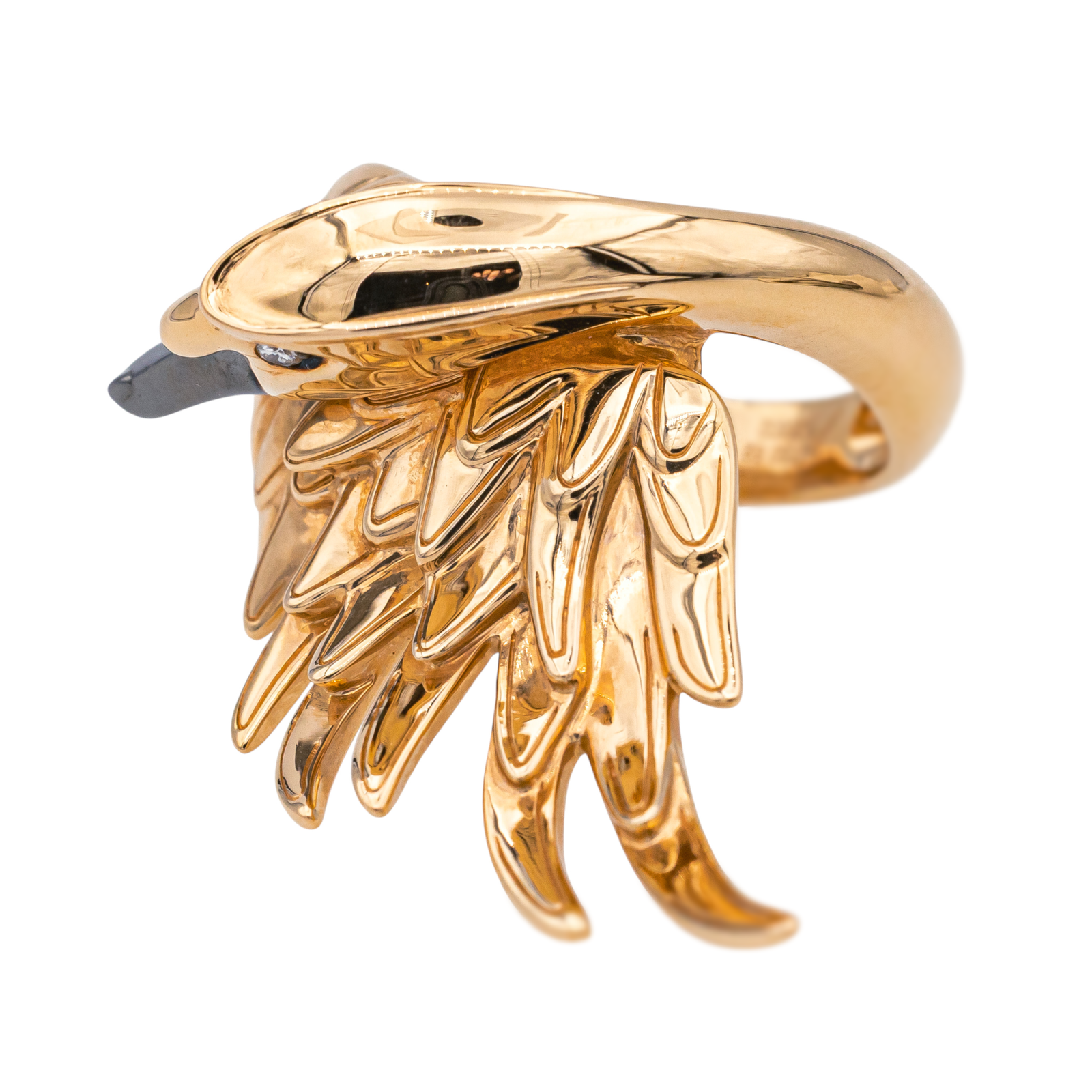 Boucheron Bague Cypris Or rose, Or noir Diamant