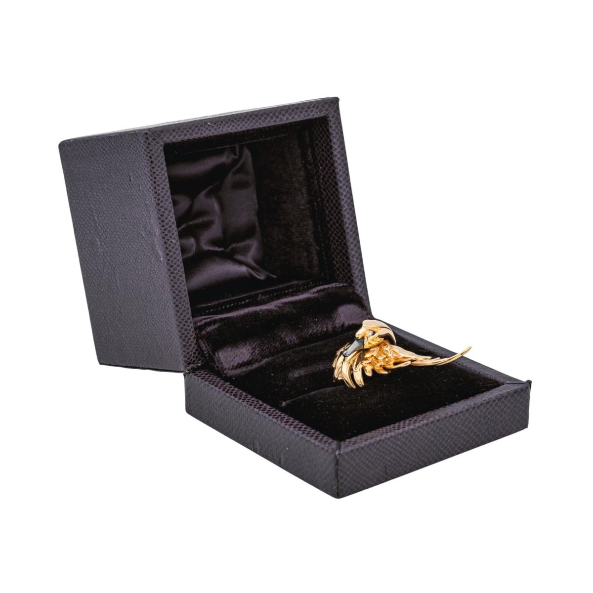 Boucheron Bague Cypris Or rose, Or noir Diamant - Maison Eloe