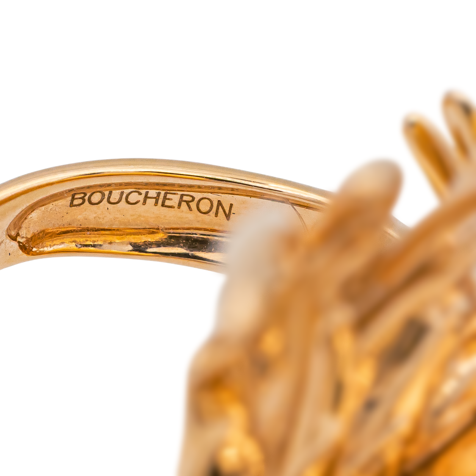 Boucheron Bague Cypris Or rose, Or noir Diamant