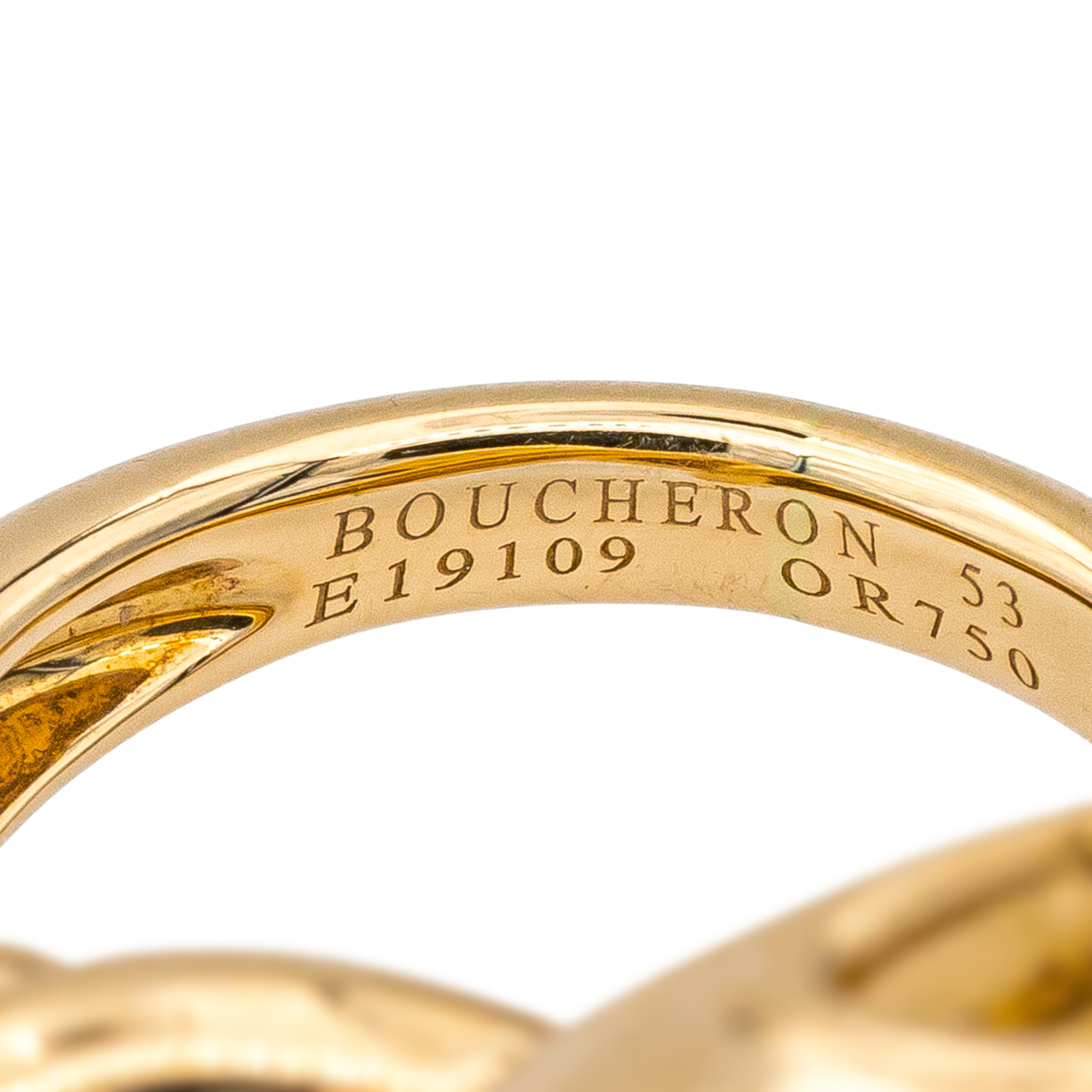 Boucheron Bague Trouble Or jaune