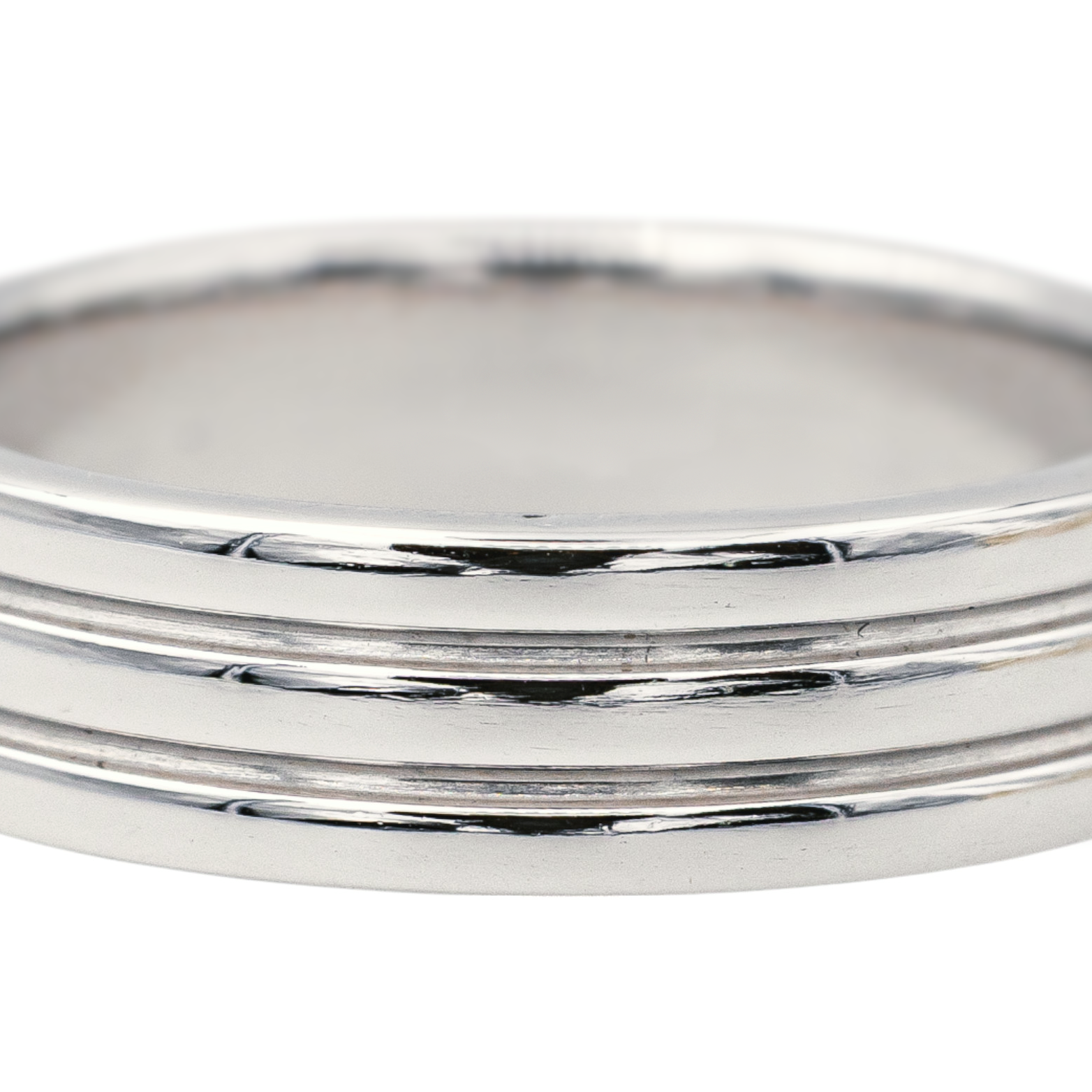 Boucheron Bague Alliance Godron Platine