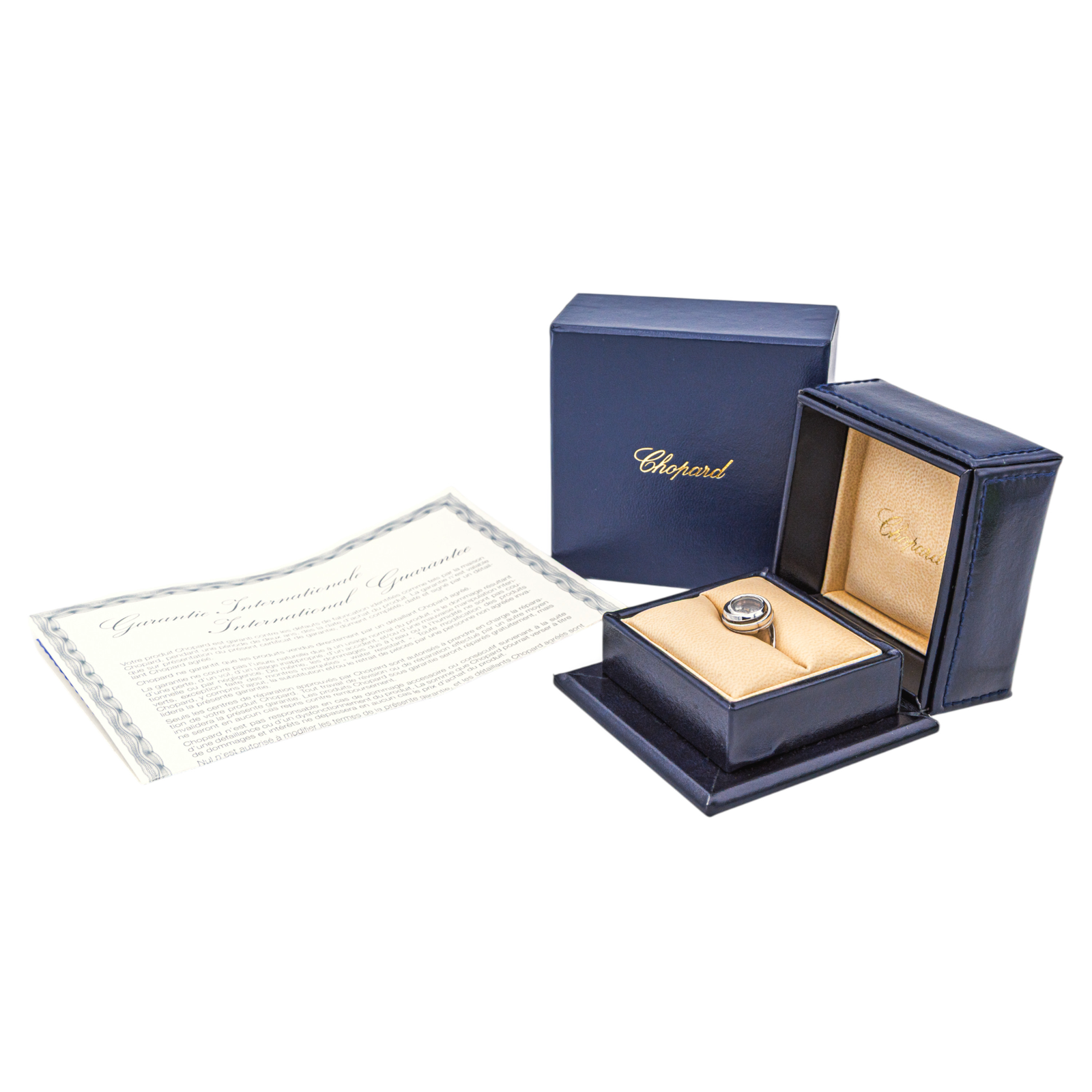 Chopard Bague Happy diamonds Or blanc Diamant