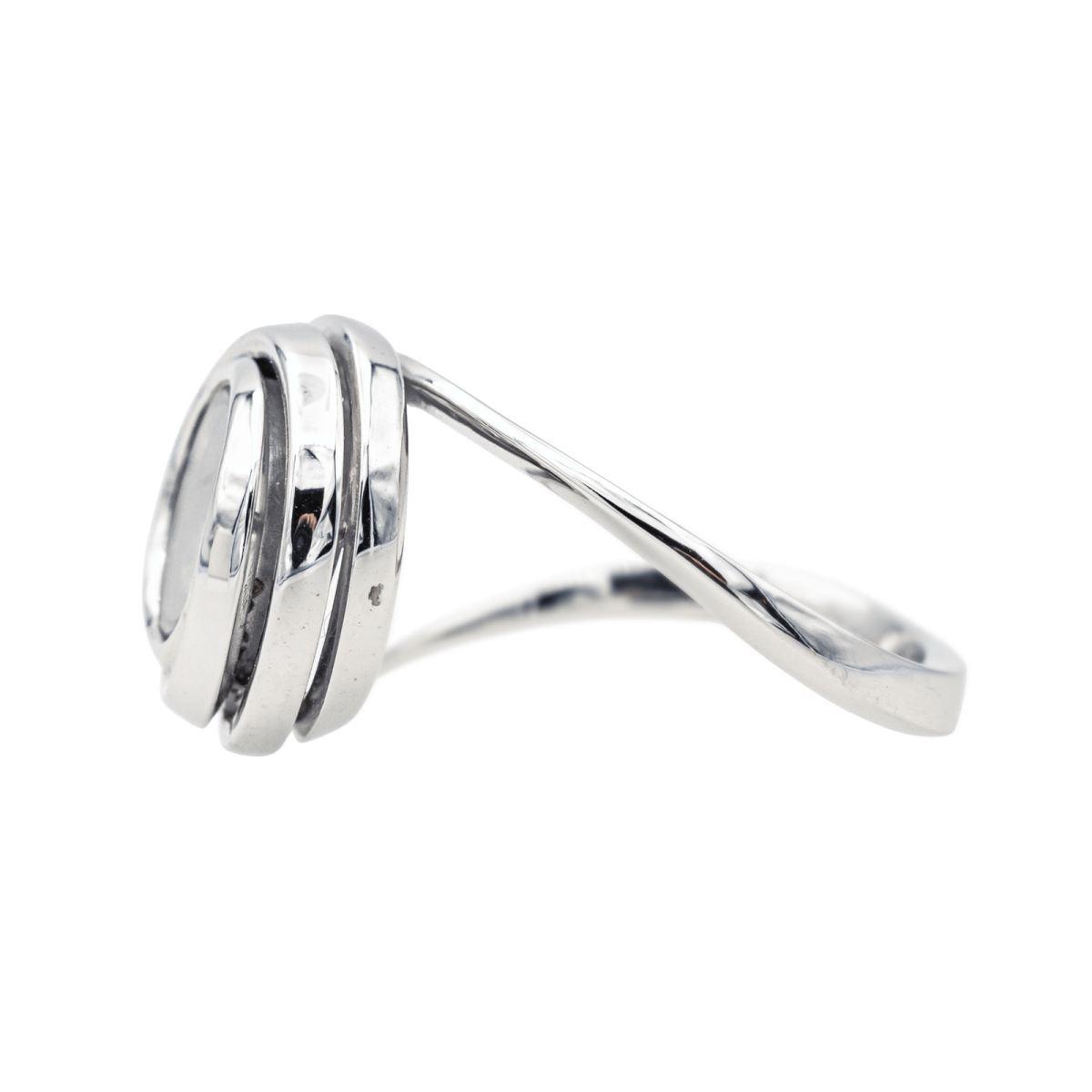 Chopard Bague Happy diamonds Or blanc Diamant - Maison Eloe