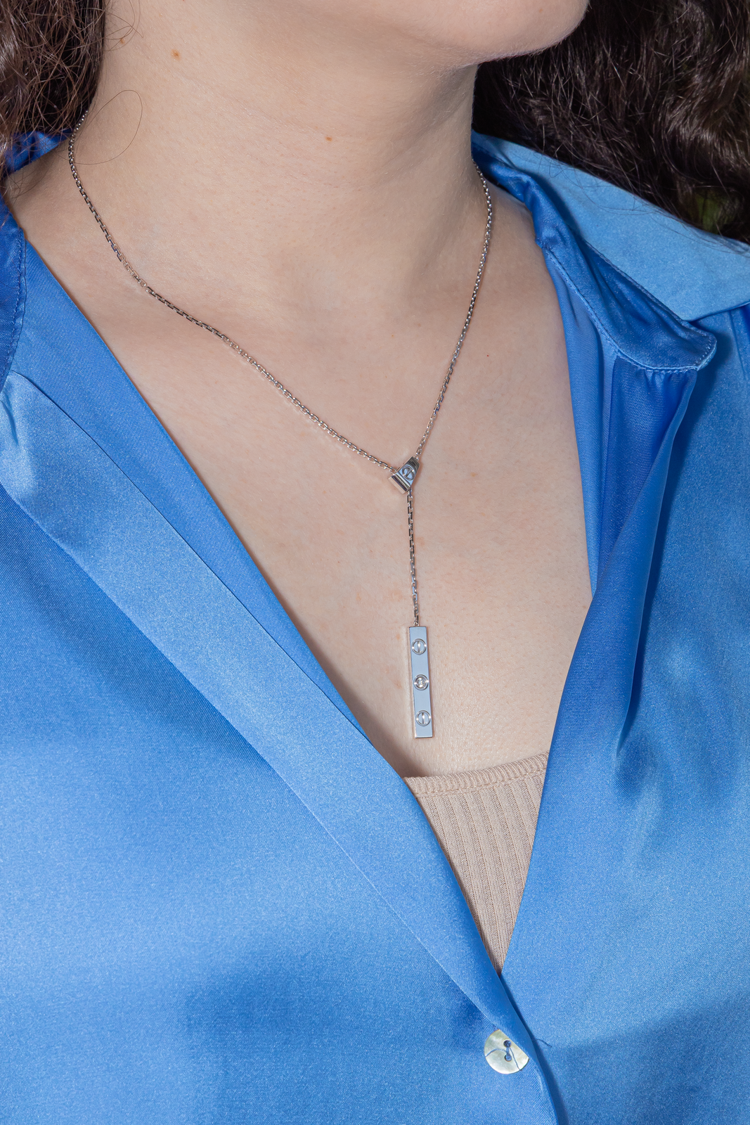 Cartier Collier Love Or blanc Diamant