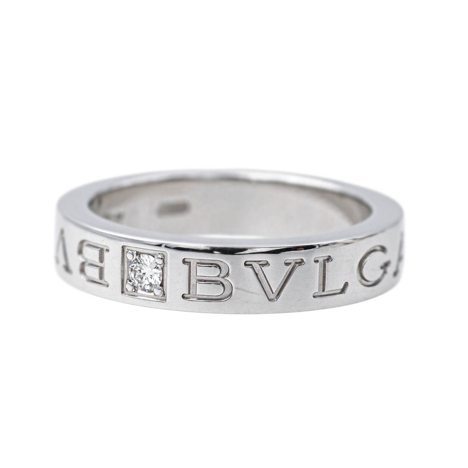 Bulgari Bague B.Zero1 Or blanc Diamant
