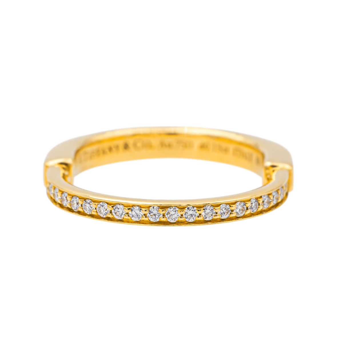Tiffany & Co Bague Lock Or jaune Diamant - Maison Eloe