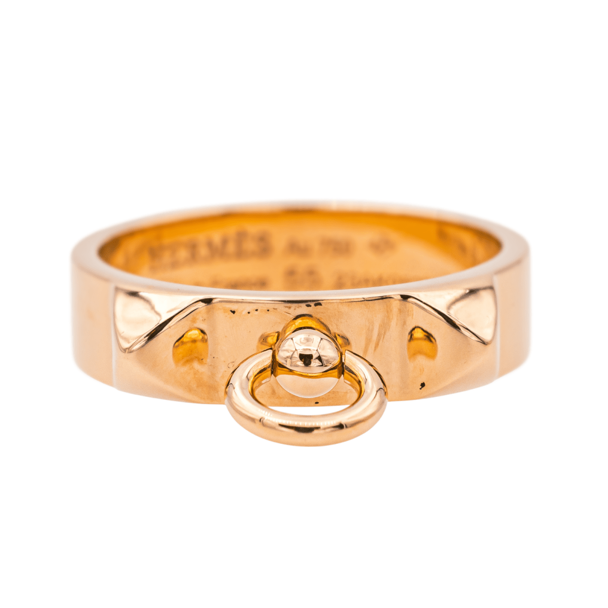 Hermès Bague Collier de chien Or rose - Maison Eloe