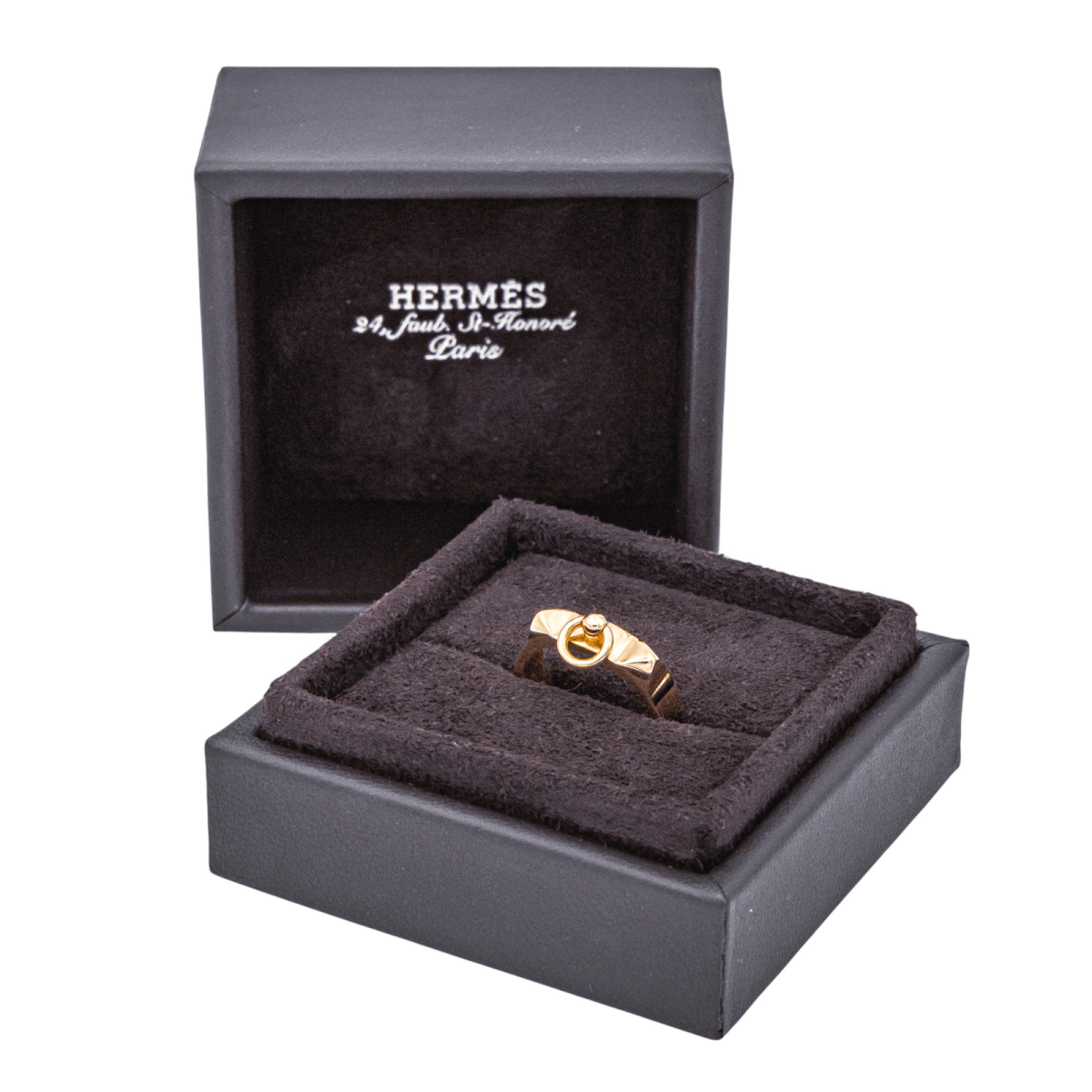 Hermès Bague Collier de chien Or rose - Maison Eloe