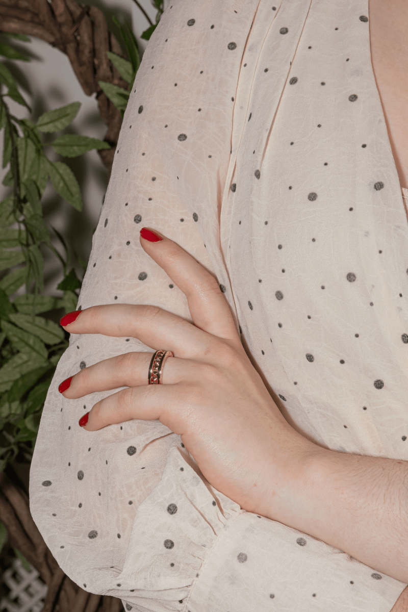 Bulgari Bague B.Zéro1 Or rose , Céramique - Maison Eloe