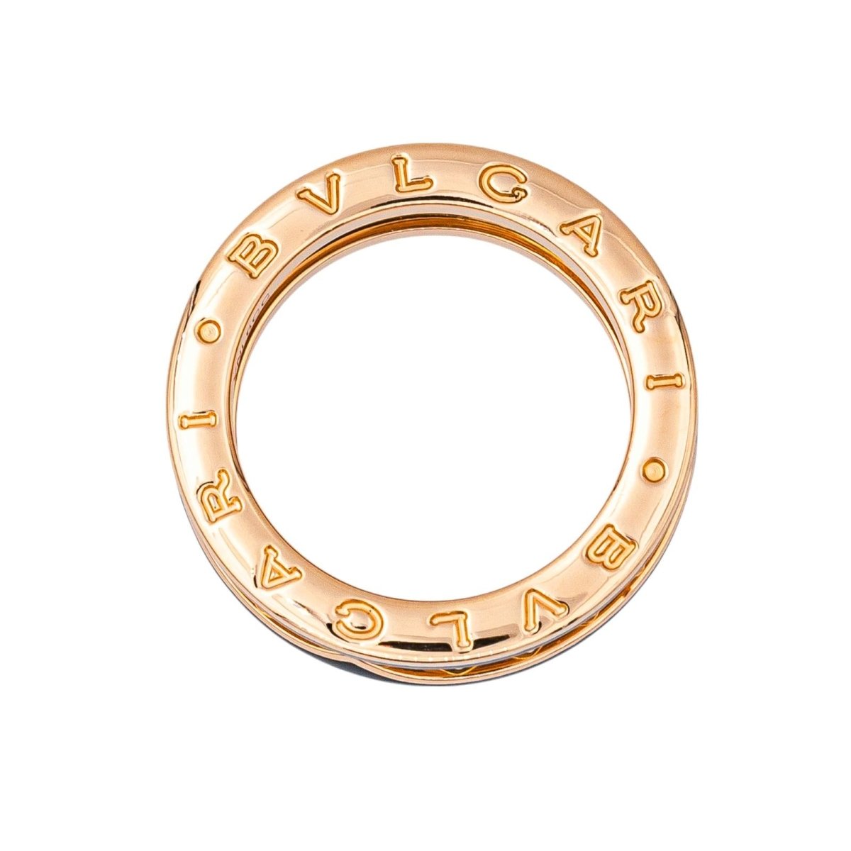 Bulgari Bague B.Zéro1 Or rose , Céramique - Maison Eloe