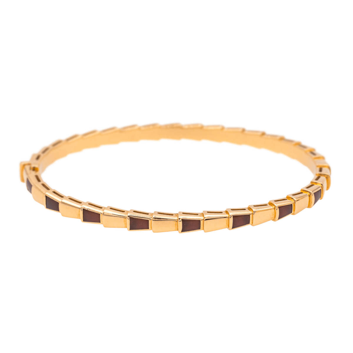 Bulgari Bracelet Serpenti Or rose Cornaline - Maison Eloe