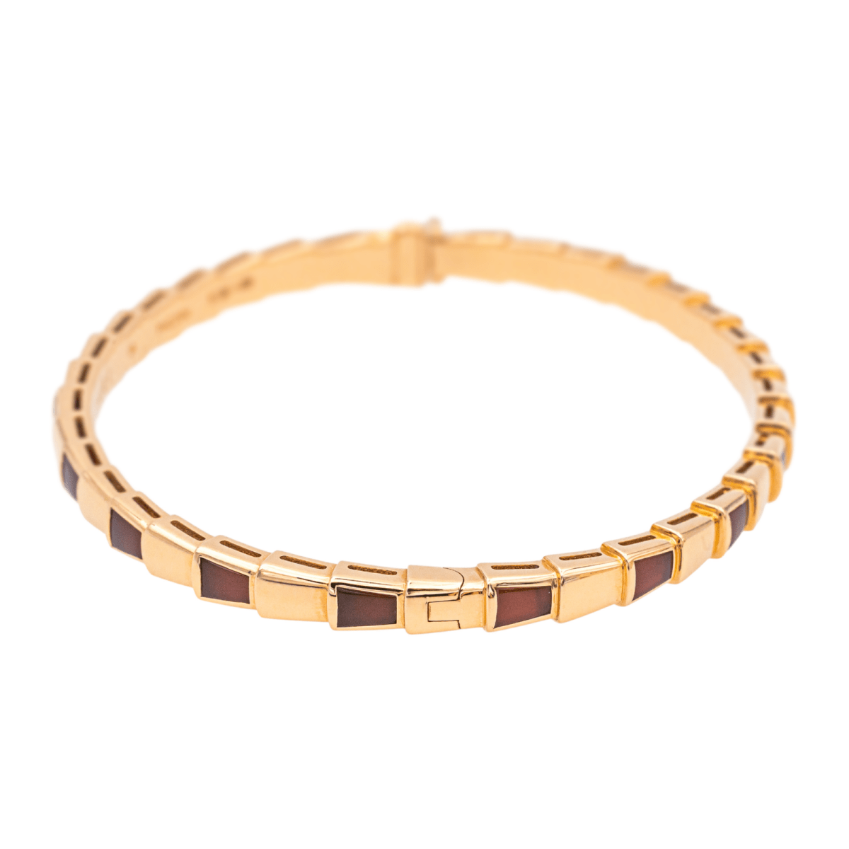 Bulgari Bracelet Serpenti Or rose Cornaline - Maison Eloe