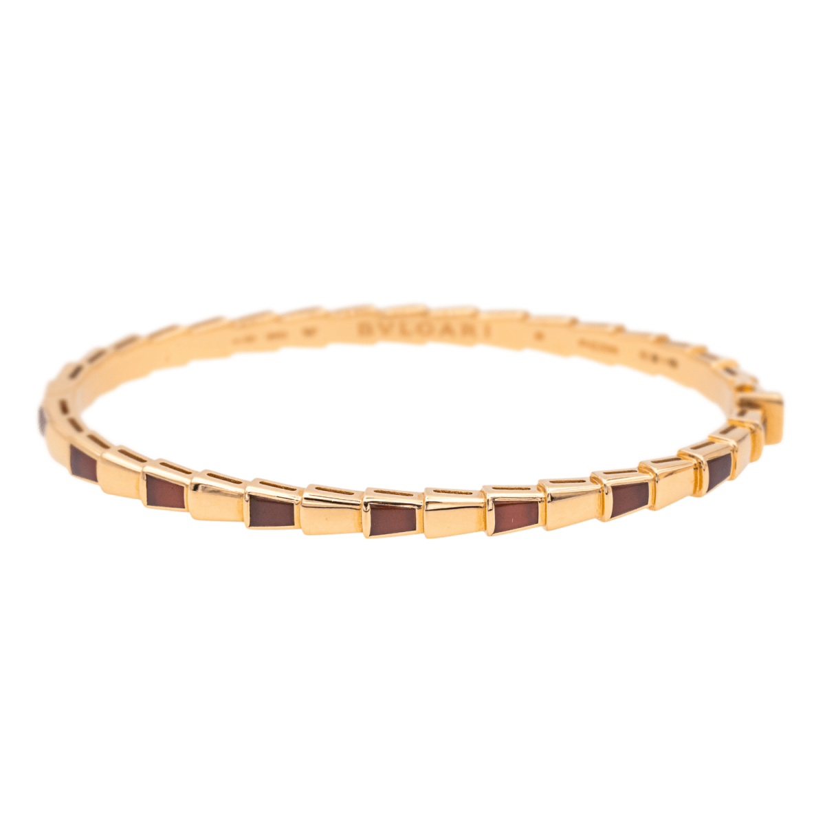 Bulgari Bracelet Serpenti Or rose Cornaline - Maison Eloe