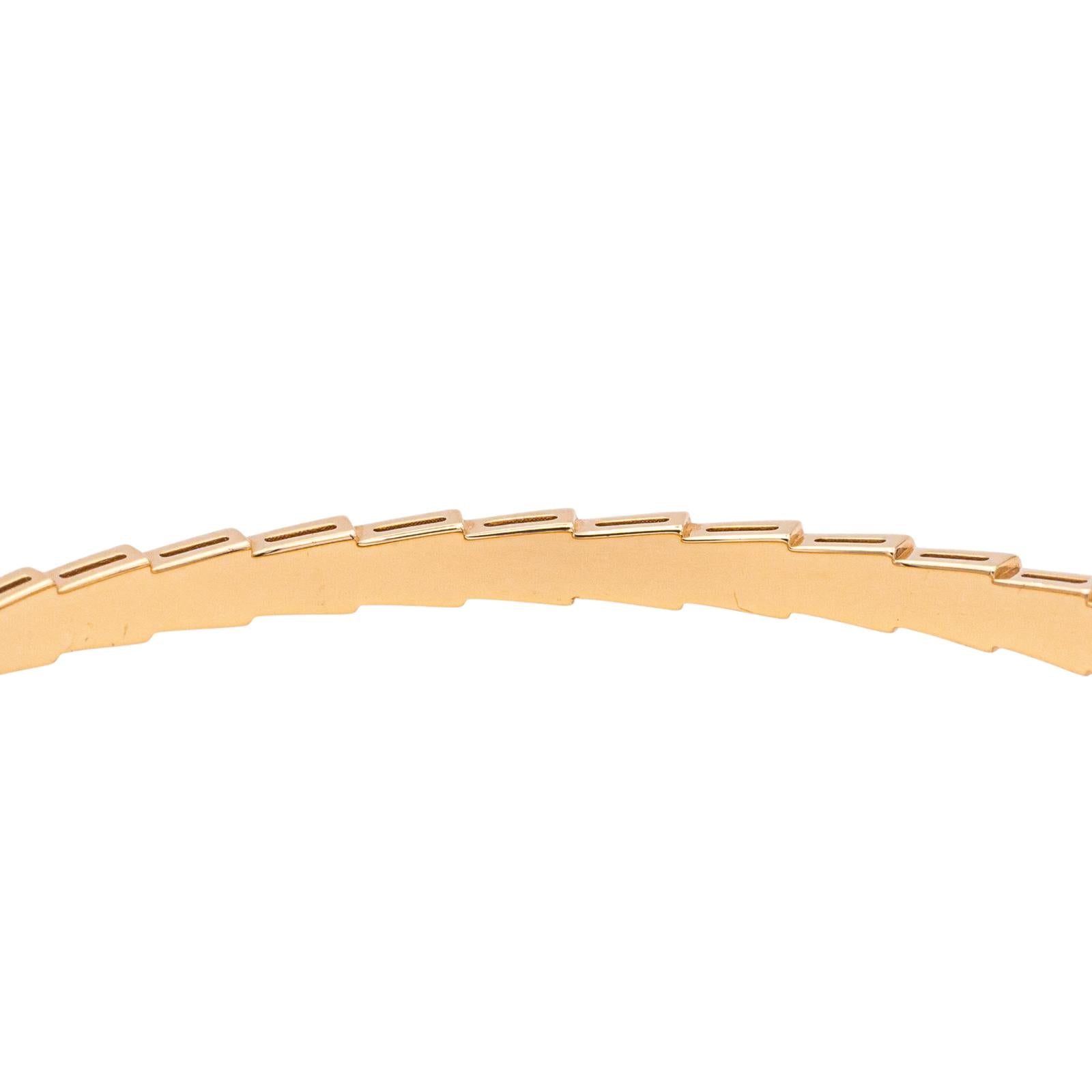 Bulgari Bracelet Serpenti Or rose Cornaline