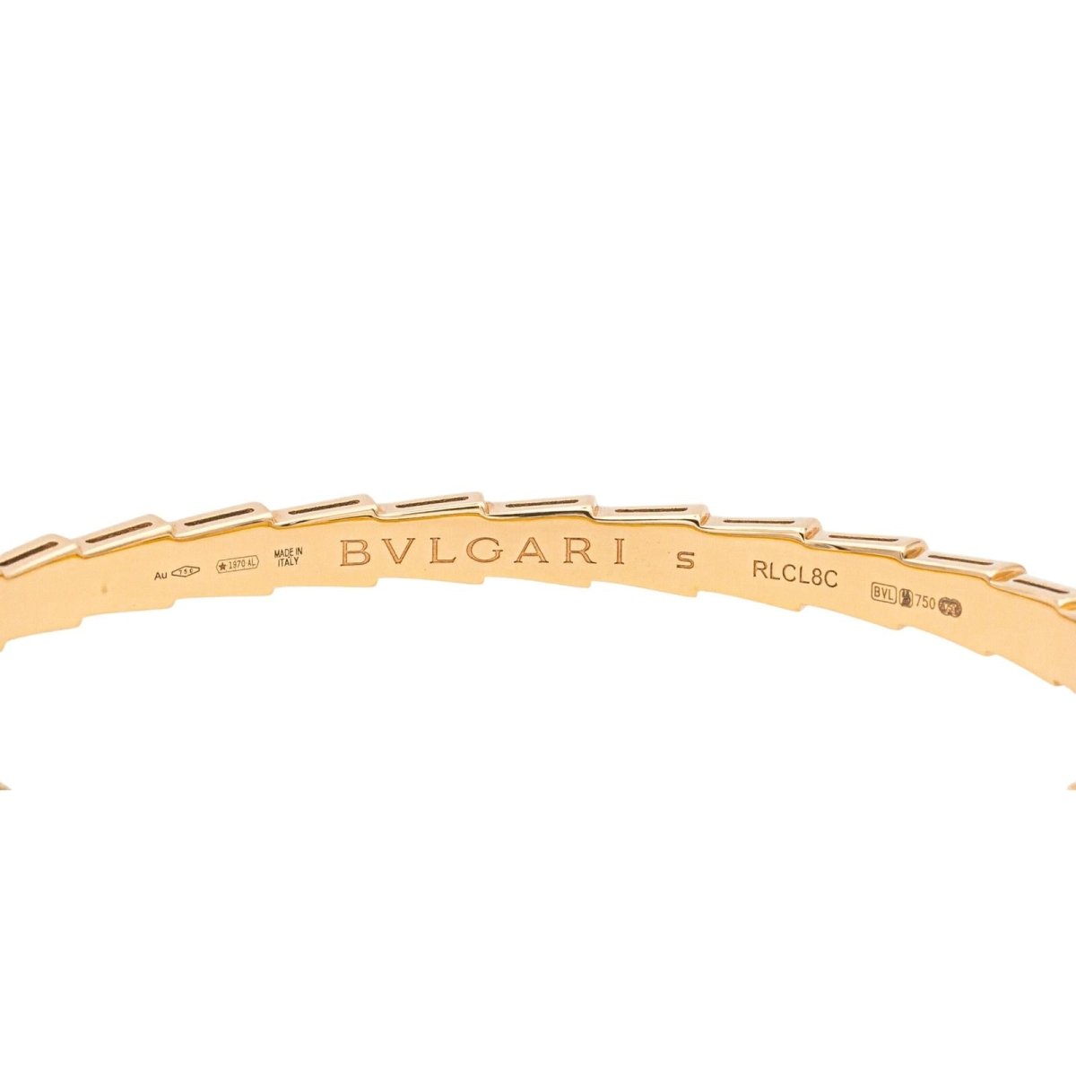 Bulgari Bracelet Serpenti Or rose Malachite - Maison Eloe