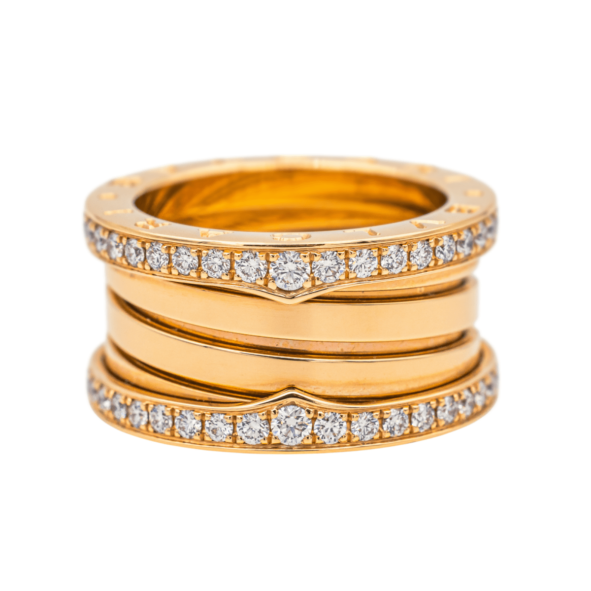 Bulgari Bague B.Zéro1 Or rose Diamant - Maison Eloe
