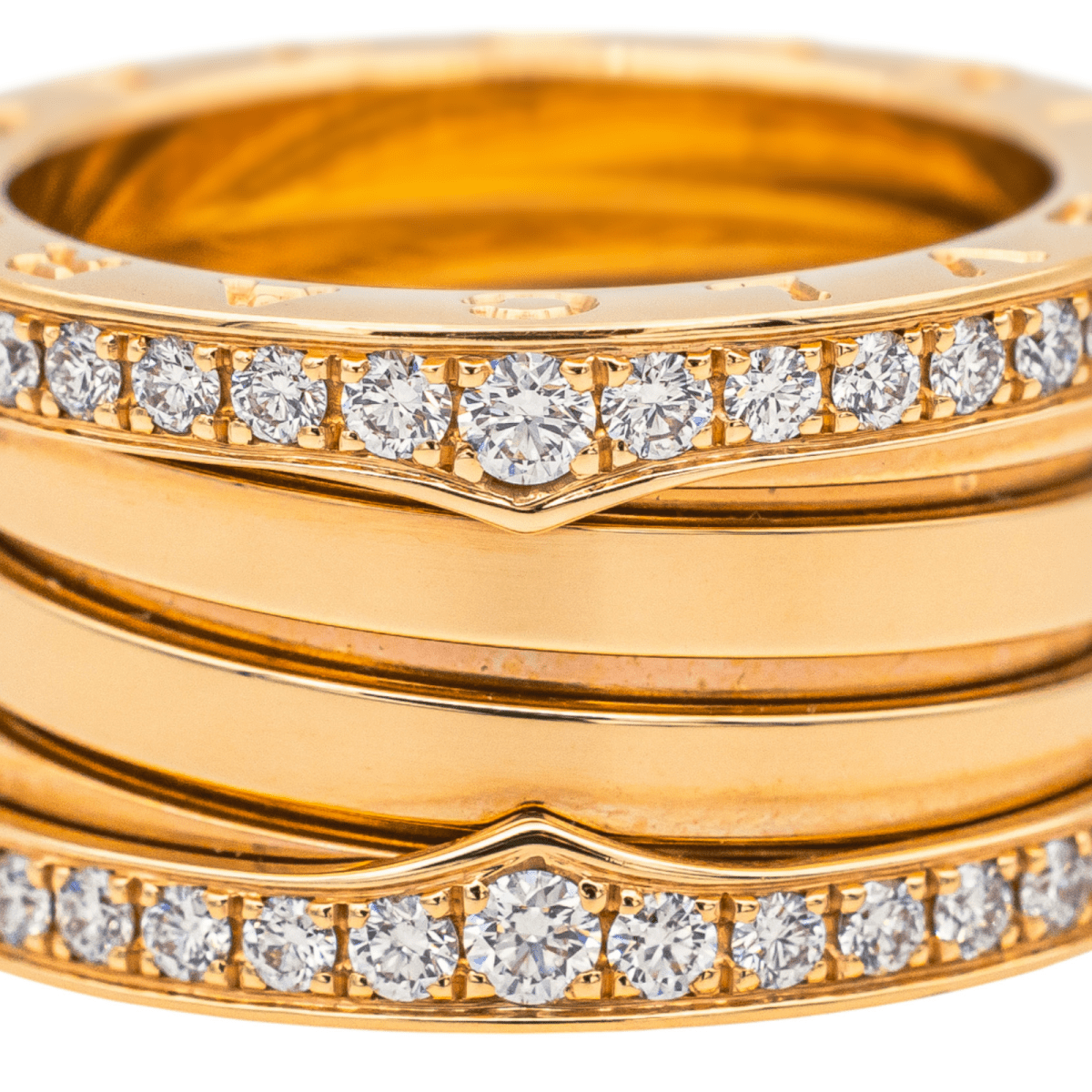 Bulgari Bague B.Zéro1 Or rose Diamant - Maison Eloe