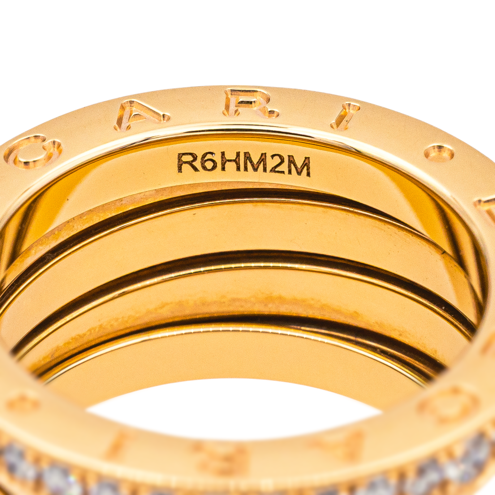 Bulgari Bague B.Zéro1 Or rose Diamant