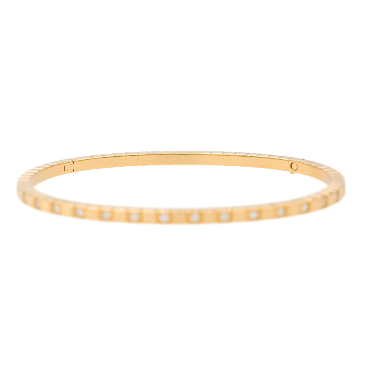 Chopard Bracelet Jonc Ice cube Or jaune Diamant - Maison Eloe