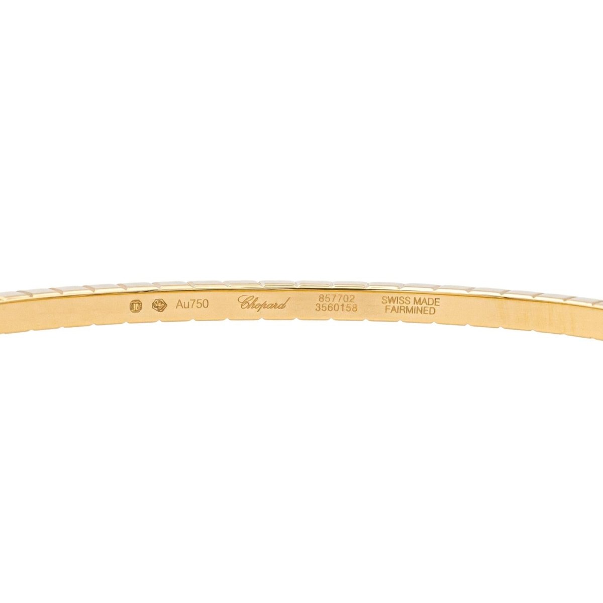 Chopard Bracelet Jonc Ice cube Or jaune Diamant - Maison Eloe